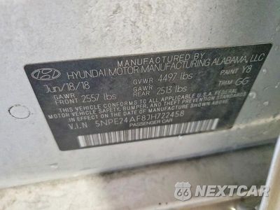 Zdjęcie 12 z 12 samochodu: 2018 HYUNDAI SONATA SE VIN:5NPE24AF8JH722458 - miniatura