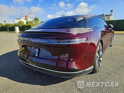 Czwarte zdjęcie samochodu z boku: 2022 LUCID MOTORS AIR GRAND TOURING VIN:50EA1GBA0NA001498 - miniatura