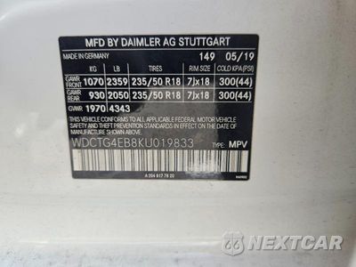 Zdjęcie 13 z 13 samochodu: 2019 MERCEDES-BENZ GLA 250 VIN:WDCTG4EB8KU019833 - miniatura