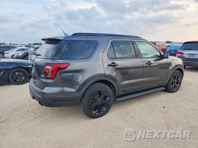 Trzecie zdjęcie samochodu z tyłu: 2019 FORD EXPLORER SPORT VIN:1FM5K8GT2KGA88053 - miniatura