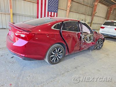 Trzecie zdjęcie samochodu z tyłu: 2021 CHEVROLET MALIBU RS VIN:1G1ZG5ST4MF066960 - miniatura