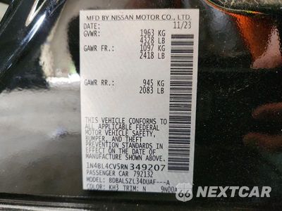 Zdjęcie 13 z 13 samochodu: 2024 NISSAN ALTIMA SR VIN:1N4BL4CV5RN349207 - miniatura