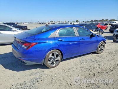 Trzecie zdjęcie samochodu z tyłu: 2023 HYUNDAI ELANTRA SEL VIN:5NPLS4AG8PH086472 - miniatura
