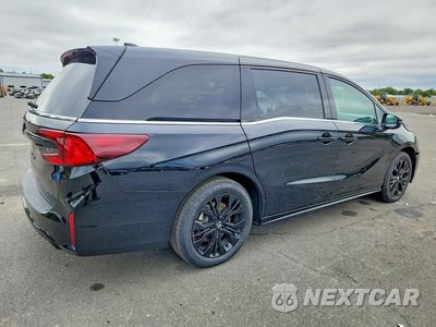 Trzecie zdjęcie samochodu z tyłu: 2026 HONDA ODYSSEY SPORT-L VIN:5FNRL6H75TB068707 - miniatura