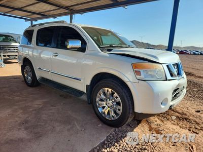 Czwarte zdjęcie samochodu z boku: 2015 NISSAN ARMADA PLATINUM VIN:5N1BA0NC6FN619847 - miniatura