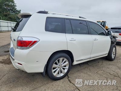 Trzecie zdjęcie samochodu z tyłu: 2013 TOYOTA HIGHLANDER HYBRID LIMITED VIN:JTEDC3EH7D2011446 - miniatura