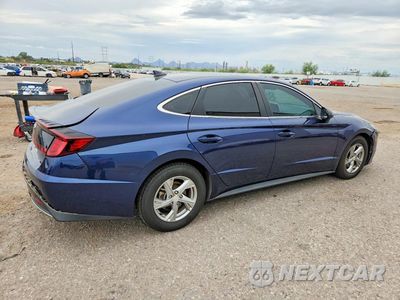 Trzecie zdjęcie samochodu z tyłu: 2021 HYUNDAI SONATA SE VIN:5NPEG4JA4MH070948 - miniatura