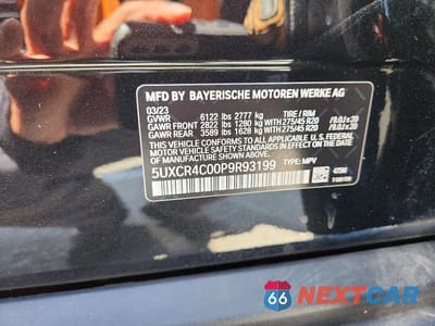Zdjęcie 13 z 13 samochodu: 2023 BMW X5 SDRIVE 40I VIN:5UXCR4C00P9R93199 - miniatura