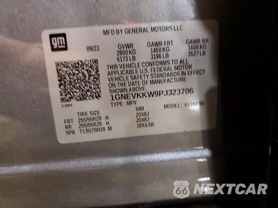 Zdjęcie 14 z 14 samochodu: 2023 CHEVROLET TRAVERSE PREMIER VIN:1GNEVKKW9PJ323706 - miniatura