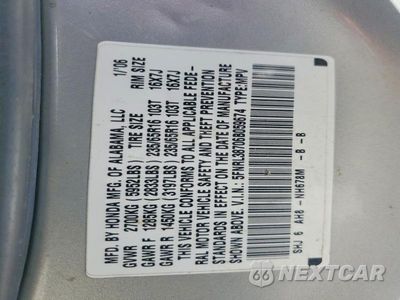 Zdjęcie 13 z 13 samochodu: 2006 HONDA ODYSSEY EX WITH LEATHER (WITH RES) VIN:5FNRL38706B059674 - miniatura