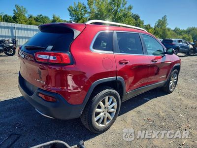 Trzecie zdjęcie samochodu z tyłu: 2016 JEEP CHEROKEE LIMITED VIN:1C4PJMDBXGW361631 - miniatura