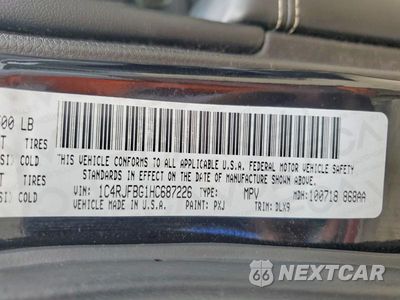 Zdjęcie 12 z 12 samochodu: 2017 JEEP GRAND CHEROKEE LIMITED VIN:1C4RJFBG1HC687226 - miniatura