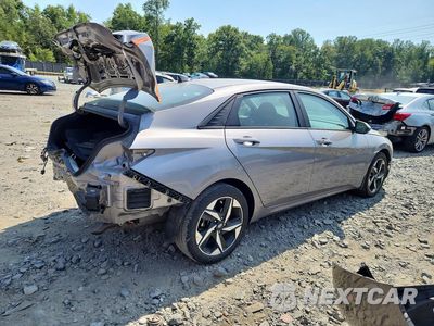 Trzecie zdjęcie samochodu z tyłu: 2023 HYUNDAI ELANTRA SEL VIN:KMHLS4AG5PU413881 - miniatura