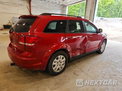 Trzecie zdjęcie samochodu z tyłu: 2017 DODGE JOURNEY SE VIN:3C4PDDAGXHT549113 - miniatura