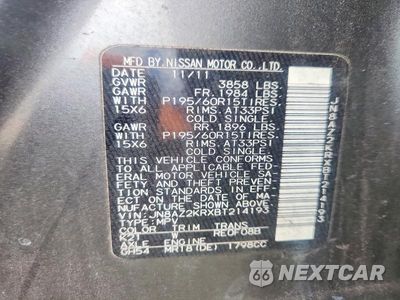 Zdjęcie 14 z 14 samochodu: 2011 NISSAN CUBE 1.8 VIN:JN8AZ2KRXBT214193 - miniatura