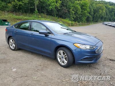 Czwarte zdjęcie samochodu z boku: 2018 FORD FUSION SE VIN:3FA6P0HD2JR223287 - miniatura