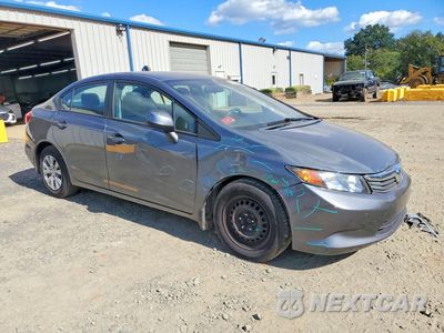 Czwarte zdjęcie samochodu z boku: 2012 HONDA CIVIC LX VIN:19XFB2F56CE106340 - miniatura