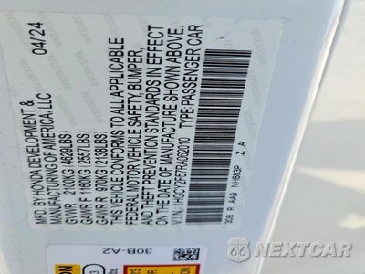 Zdjęcie 13 z 13 samochodu: 2024 HONDA ACCORD HYBRID SPORT VIN:1HGCY2F57RA062010 - miniatura