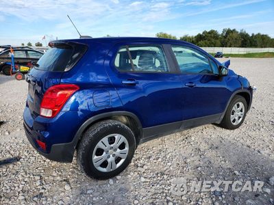 Trzecie zdjęcie samochodu z tyłu: 2017 CHEVROLET TRAX LS VIN:3GNCJKSB1HL172449 - miniatura