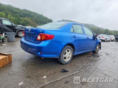 Trzecie zdjęcie samochodu z tyłu: 2010 TOYOTA COROLLA LE VIN:1NXBU4EEXAZ184362 - miniatura