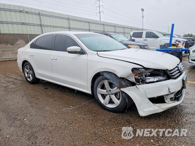 Czwarte zdjęcie samochodu z boku: 2013 VOLKSWAGEN PASSAT SE VIN:1VWBN7A30DC144614 - miniatura