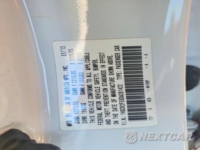 Zdjęcie 12 z 12 samochodu: 2013 HONDA ACCORD SPORT VIN:1HGCR2F59DA261422 - miniatura