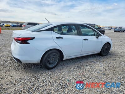 Trzecie zdjęcie samochodu z tyłu: 2022 NISSAN VERSA S VIN:3N1CN8DV6NL832944 - miniatura