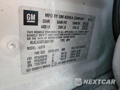 Zdjęcie 13 z 13 samochodu: 2020 BUICK ENCORE ESSENCE VIN:KL4CJGSB7LB037390 - miniatura
