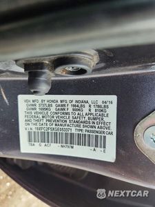 Zdjęcie 12 z 12 samochodu: 2016 HONDA CIVIC LX VIN:19XFC2F5XGE053371 - miniatura