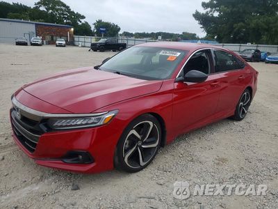 2021 HONDA ACCORD SPORT SE 1HGCV1F48MA013434 - główne zdjęcie licytacji z USA - miniatura