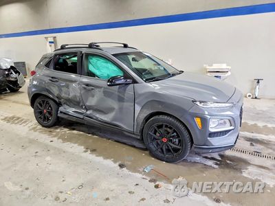 Czwarte zdjęcie samochodu z boku: 2021 HYUNDAI KONA NIGHT VIN:KM8K6CA52MU735592 - miniatura