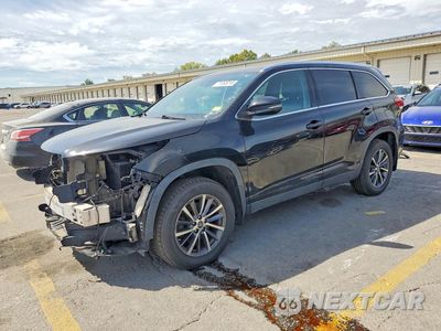 2019 TOYOTA HIGHLANDER XLE 5TDJZRFH0KS621962 - główne zdjęcie licytacji z USA - miniatura