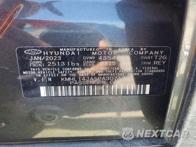 Zdjęcie 12 z 12 samochodu: 2023 HYUNDAI SONATA SEL VIN:KMHL14JA5PA307172 - miniatura
