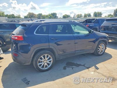 Trzecie zdjęcie samochodu z tyłu: 2014 JEEP CHEROKEE LIMITED VIN:1C4PJLDB7EW191848 - miniatura