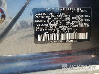 Zdjęcie 13 z 13 samochodu: 2025 SUBARU CROSSTREK PREMIUM VIN:JF2GUHDC7SH318595 - miniatura