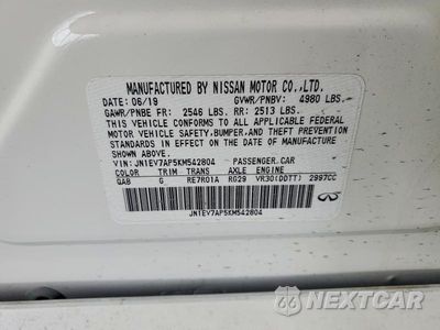 Zdjęcie 13 z 13 samochodu: 2019 INFINITI Q50 3.0T LUXE VIN:JN1EV7AP5KM542804 - miniatura
