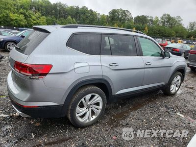 Trzecie zdjęcie samochodu z tyłu: 2021 VOLKSWAGEN ATLAS SE VIN:1V2WR2CA1MC542338 - miniatura