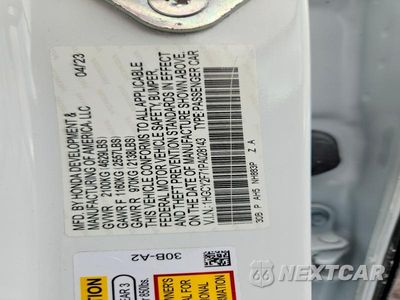 Zdjęcie 12 z 12 samochodu: 2023 HONDA ACCORD HYBRID SPORT-L VIN:1HGCY2F71PA028143 - miniatura
