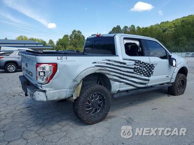 Trzecie zdjęcie samochodu z tyłu: 2022 FORD F150 SUPERCREW VIN:1FTFW1E57NKD06076 - miniatura