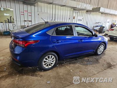 Trzecie zdjęcie samochodu z tyłu: 2021 HYUNDAI ACCENT SEL VIN:3KPC24A66ME152928 - miniatura