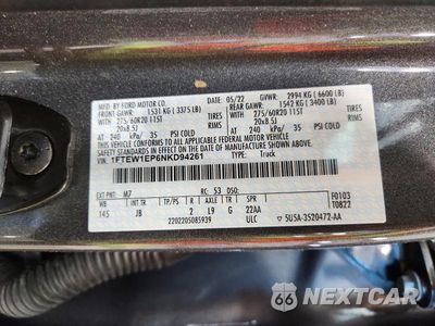 Zdjęcie 12 z 12 samochodu: 2022 FORD F150 SUPERCREW VIN:1FTEW1EP6NKD94261 - miniatura