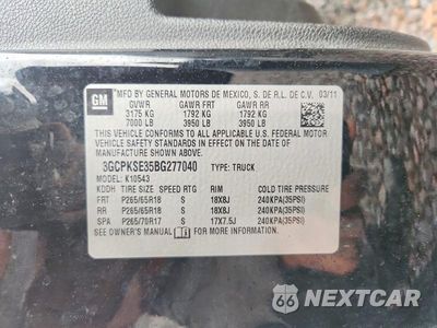 Zdjęcie 12 z 12 samochodu: 2011 CHEVROLET SILVERADO K1500 LT VIN:3GCPKSE35BG277040 - miniatura