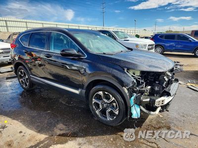 Czwarte zdjęcie samochodu z boku: 2018 HONDA CR-V TOURING VIN:7FARW2H98JE067974 - miniatura