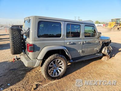 Trzecie zdjęcie samochodu z tyłu: 2022 JEEP WRANGLER UNLIMITED SAHARA VIN:1C4HJXEG9NW237850 - miniatura