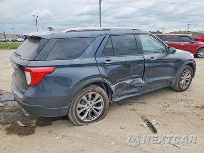 Trzecie zdjęcie samochodu z tyłu: 2022 FORD EXPLORER LIMITED VIN:1FMSK8FH9NGB24289 - miniatura