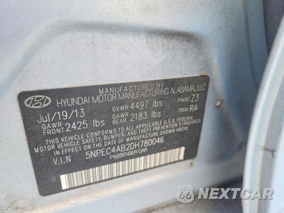 Zdjęcie 12 z 12 samochodu: 2013 HYUNDAI SONATA LIMITED 2.0T VIN:5NPEC4AB2DH780046 - miniatura