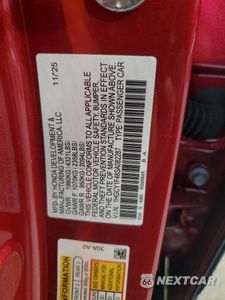 Zdjęcie 13 z 13 samochodu: 2025 HONDA ACCORD SE VIN:1HGCY1F48SA082287 - miniatura