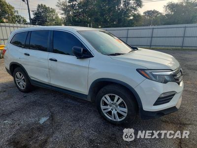 Czwarte zdjęcie samochodu z boku: 2016 HONDA PILOT LX VIN:5FNYF5H16GB040851 - miniatura