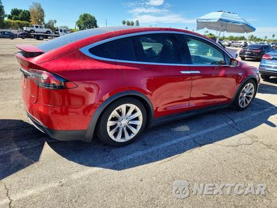 Trzecie zdjęcie samochodu z tyłu: 2016 TESLA MODEL X VIN:5YJXCBE21GF016649 - miniatura