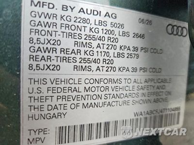 Zdjęcie 14 z 14 samochodu: 2026 AUDI Q3 S-LINE VIN:WA1ABCFJ4T1104855 - miniatura